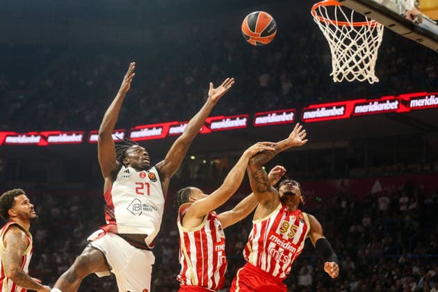 Crvena Zvezda v Hapoel Tel Aviv - EuroLeague BELGRADE, SERBIA - SEPTEMBER 29: Tai Odiase (21) of Hapoel Tel Aviv in action during the 2026 2027 EuroLeague Round 2 match between Crvena zvezda and Hapoel Tel Aviv at Beogradska Arena in Belgrade, Serbia on September 29, 2026. Filip Stevanovic Anadolu Belgrade Serbia. Editorial use only. Please get in touch for any other usage.  Copyright: x2026xAnadoluxFilipxStevanovicx