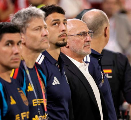 ESP: UEFA Nations League 2027 Spain v Croatia Luis de la Fuente coach of Spain during the UEFA Nations League 2027 between Spain v Croatia played at Ramon Sanchez-Pizjuan Stadium , Sevilla on September 29, 2026 in Spain Seville Spain Copyright: xAgenciaxLOFx