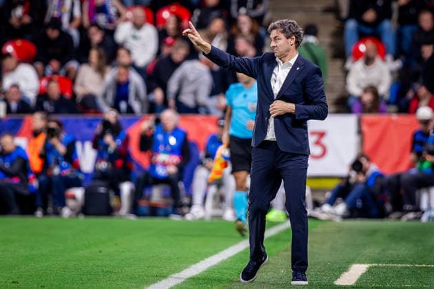 CZECHIA - ENGLAND Head coach of Czechia Santi Denia during UEFA Nations League - League A - Group A3 - Matchday 2 - football match between Czechia and England. Fortuna Arena, Eden, Stadion, Prague, Czechia September 29, 2026. Photo by Branislav Racko Copyright: xx 080A7939