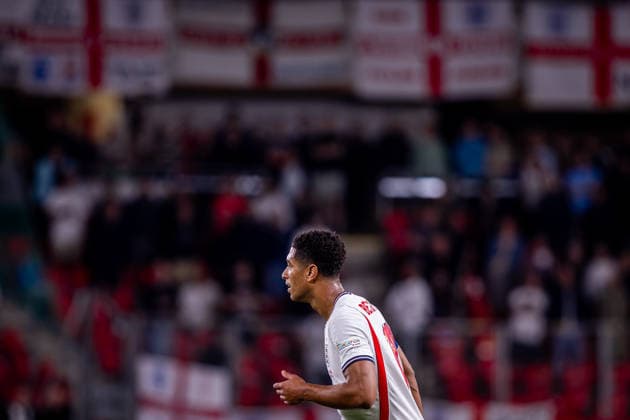 CZECHIA - ENGLAND Jude Bellingham of England and Real Madrid during UEFA Nations League - League A - Group A3 - Matchday 2 - football match between Czechia and England. Fortuna Arena, Eden, Stadion, Prague, Czechia September 29, 2026. Photo by Branislav Racko Copyright: xx 080A8085