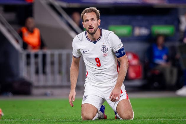 CZECHIA - ENGLAND Harry Kane of England and Bayern Munich during UEFA Nations League - League A - Group A3 - Matchday 2 - football match between Czechia and England. Fortuna Arena, Eden, Stadion, Prague, Czechia September 29, 2026. Photo by Branislav Racko Copyright: xx 080A6291