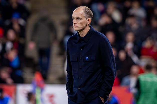 CZECHIA - ENGLAND Head coach of England Thomas Tuchel during UEFA Nations League - League A - Group A3 - Matchday 2 - football match between Czechia and England. Fortuna Arena, Eden, Stadion, Prague, Czechia September 29, 2026. Photo by Branislav Racko Copyright: xx 080A6588