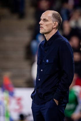CZECHIA - ENGLAND Head coach of England Thomas Tuchel during UEFA Nations League - League A - Group A3 - Matchday 2 - football match between Czechia and England. Fortuna Arena, Eden, Stadion, Prague, Czechia September 29, 2026. Photo by Branislav Racko Copyright: xx 080A6634