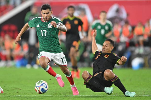 September 29, 2026, Harrison, New Jersey, United States of America: Mexico Central Midfielder ORBELIN (17) in action during an International Friendly, Länderspiel, Nationalmannschaft match at Sports Illustrated Stadium. Mexico draws with Peru 1 to 1. Harrison United States of America - ZUMAa301 20260929_aaf_a301_010 Copyright: xBrooksxVonxArxx