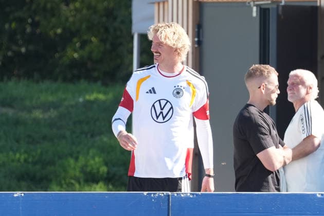 Nick Woltemade (Deutschland Germany) - Herzo Base 30.09.2026: Deutsche Nationalmannschaft Nations League Vorbereitung, Home Ground, HerzoBase, World of Adidas, Herzogenaurach