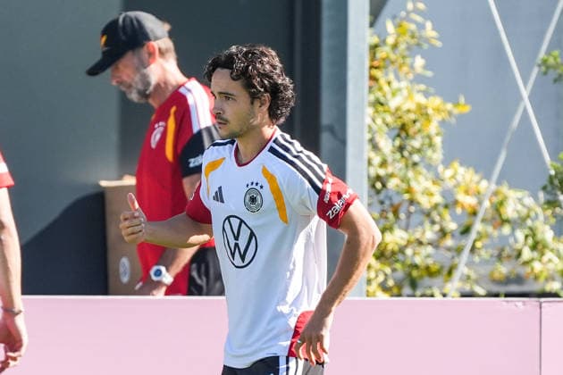 Mika Baur (Deutschland Germany) - Herzo Base 30.09.2026: Deutsche Nationalmannschaft Nations League Vorbereitung, Home Ground, HerzoBase, World of Adidas, Herzogenaurach
