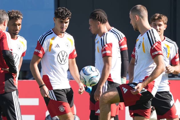 Waldemar Anton (Deutschland Germany), Aleksandar Pavlovic (Deutschland Germany) - Herzo Base 30.09.2026: Deutsche Nationalmannschaft Nations League Vorbereitung, Home Ground, HerzoBase, World of Adidas, Herzogenaurach