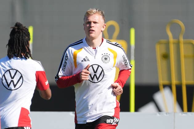 Jonathan Burkardt (Deutschland, Germany) - Herzo Base 30.09.2026: Deutsche Nationalmannschaft Nations League Vorbereitung, Home Ground, HerzoBase, World of Adidas, Herzogenaurach