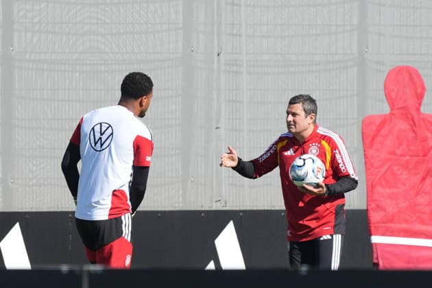 Torwart Noah Atubolu (Deutschland Germany) im Einzeltraining wie vor den anderen beiden Spielen Marc-Andre ter Stegen und Torwart Goalie Alexander Nübel (Deutschland Germany), die dann den Einsatz bekamen - Herzo Base 30.09.2026: Deutsche Nationalmannschaft Nations League Vorbereitung, Home Ground, HerzoBase, World of Adidas, Herzogenaurach
