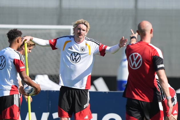 Nick Woltemade (Deutschland Germany) - Herzo Base 30.09.2026: Deutsche Nationalmannschaft Nations League Vorbereitung, Home Ground, HerzoBase, World of Adidas, Herzogenaurach