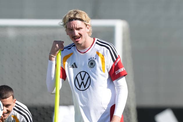 Nick Woltemade (Deutschland Germany) - Herzo Base 30.09.2026: Deutsche Nationalmannschaft Nations League Vorbereitung, Home Ground, HerzoBase, World of Adidas, Herzogenaurach