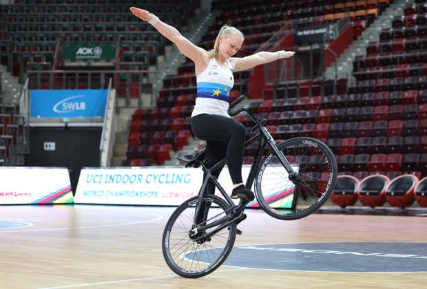 2026.09.30, Deutschland, Ludwigsburg, Radsport UCI Hallenrad-WM 2026 PK, Lara Füller