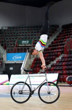 2026.09.30, Deutschland, Ludwigsburg, Radsport UCI Hallenrad-WM 2026 PK, Philipp-Thies Rapp