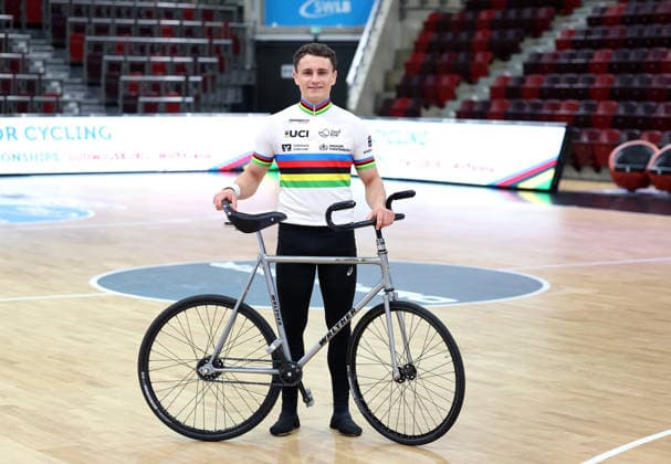 2026.09.30, Deutschland, Ludwigsburg, Radsport UCI Hallenrad-WM 2026 PK, Philipp-Thies Rapp