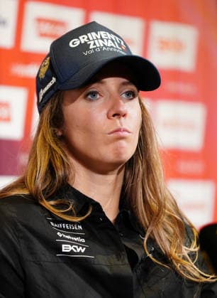 30.09.2026 Schweiz Duebendorf. Medientermin Swiss Ski. Bild. Camille Rast Ski Alpin SUI Einzelbild