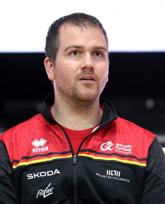 2026.09.30, Deutschland, Ludwigsburg, Radsport UCI Hallenrad-WM 2026 PK, Radballer Robert Mlady