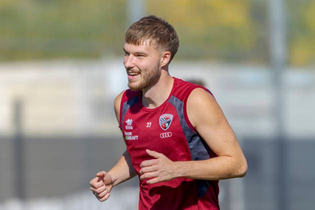 Ingolstadt, Deutschland 30. September 2026: 3. Liga - 2026 2027 - FC Ingolstadt 04 - Training Im Bild: Benjamin Kanuric (FCI) Trainingsgelände Audi Sportpark Bayern Copyright: xFotostandx xSchäferx