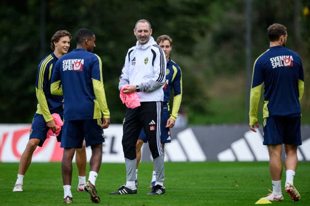 260930 Assistant coach Andreas Georgson of the Swedish men s national football team at a training session on September 30, 2026 in Stockholm. Photo: Jesper Zerman BILDBYRAN kod JZ JZ0762 fotboll football soccer fotball nations league uefa nations league träning practice training sverige sweden sverige a bbeng Copyright: JESPERxZERMAN BB260930JZ029
