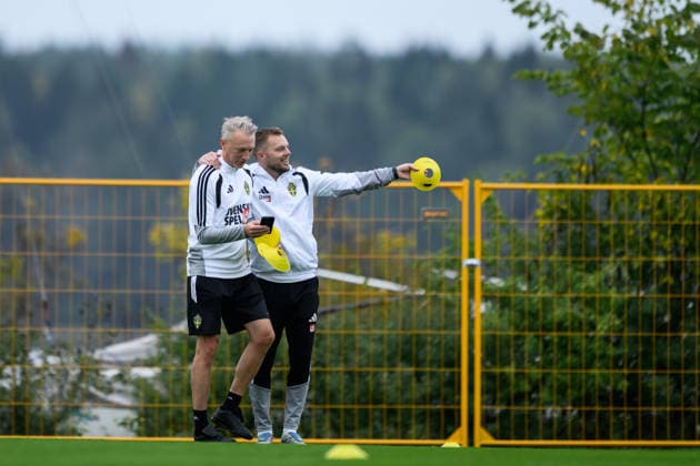 260930 assistant coach Sebastian Larsson of the Swedish men s national football team at a training session on September 30, 2026 in Stockholm. Photo: Jesper Zerman BILDBYRAN kod JZ JZ0762 fotboll football soccer fotball nations league uefa nations league träning practice training sverige sweden sverige a bbeng Copyright: JESPERxZERMAN BB260930JZ043