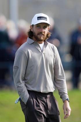 RECORD DATE NOT STATED 30th September 2026; The Old Course, St Andrews Links, St Andrews, Scotland; DP World Tour Golf, Alfred Dunhill Links Championship, Practice Day; Tommy Fleetwood of England walks down the first hole DavidxYoung