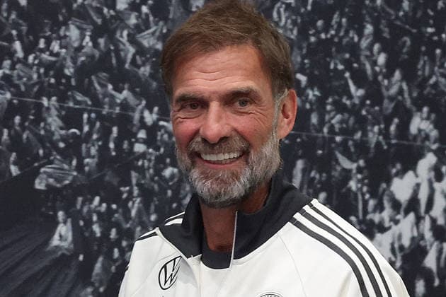 30.09.2026, xrekx, Fussball UEFA Nations League , Deutschland - Pressekonferenz mit Juergen Klopp und Jonas Urbig v.l. Jürgen Juergen Klopp Trainer (Deutschland) Muenchen