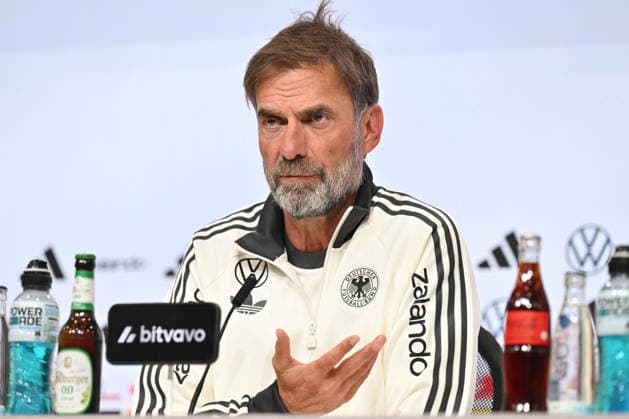 GERMANY press conference, PK, Pressekonferenz JURGEN KLOPP coach of Germany press conference at Allianz arena , Munich 01.10.2026 Foto: FOOTBALL, SERBIA, GERMANY, UEFA NATIONS LEAGUE, PRESS CONFEFERENCE Munich Allianz arena Germany Copyright: xMarkoxMetlas xMNxPressx