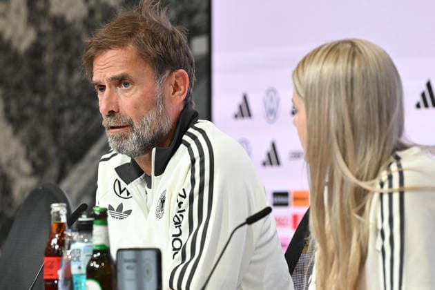 GERMANY press conference, PK, Pressekonferenz JURGEN KLOPP coach of Germany press conference at Allianz arena , Munich 01.10.2026 Foto: FOOTBALL, SERBIA, GERMANY, UEFA NATIONS LEAGUE, PRESS CONFEFERENCE Munich Allianz arena Germany Copyright: xMarkoxMetlas xMNxPressx