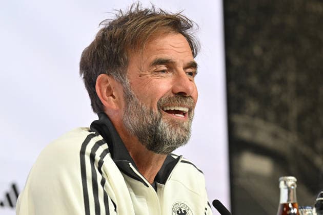 GERMANY press conference, PK, Pressekonferenz JURGEN KLOPP coach of Germany press conference at Allianz arena , Munich 01.10.2026 Foto: FOOTBALL, SERBIA, GERMANY, UEFA NATIONS LEAGUE, PRESS CONFEFERENCE Munich Allianz arena Germany Copyright: xMarkoxMetlas xMNxPressx