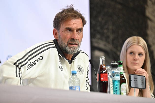 GERMANY press conference, PK, Pressekonferenz JURGEN KLOPP coach of Germany press conference at Allianz arena , Munich 01.10.2026 Foto: FOOTBALL, SERBIA, GERMANY, UEFA NATIONS LEAGUE, PRESS CONFEFERENCE Munich Allianz arena Germany Copyright: xMarkoxMetlas xMNxPressx