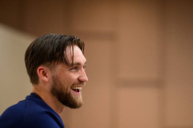 260930 goalkeeper Noel Törnqvist of the Swedish men s national football team at a press event on September 30, 2026 in Stockholm. Photo: Jesper Zerman BILDBYRAN kod JZ JZ0763 fotboll football soccer fotball nations league uefa nations league pressträff event meeting sverige sweden sverige a bbeng Copyright: JESPERxZERMAN BB260930JZ049