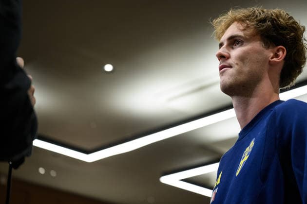260930 Williot Swedberg of the Swedish men s national football team at a press event on September 30, 2026 in Stockholm. Photo: Jesper Zerman BILDBYRAN kod JZ JZ0763 fotboll football soccer fotball nations league uefa nations league pressträff event meeting sverige sweden sverige a bbeng Copyright: JESPERxZERMAN BB260930JZ053