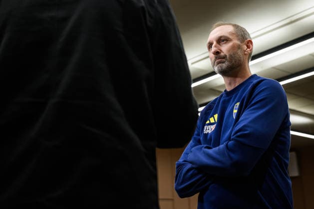 260930 Assistant coach Andreas Georgson of the Swedish men s national football team at a press event on September 30, 2026 in Stockholm. Photo: Jesper Zerman BILDBYRAN kod JZ JZ0763 fotboll football soccer fotball nations league uefa nations league pressträff event meeting sverige sweden sverige a bbeng Copyright: JESPERxZERMAN BB260930JZ054