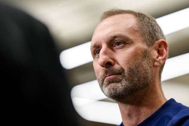 260930 Assistant coach Andreas Georgson of the Swedish men s national football team at a press event on September 30, 2026 in Stockholm. Photo: Jesper Zerman BILDBYRAN kod JZ JZ0763 fotboll football soccer fotball nations league uefa nations league pressträff event meeting sverige sweden sverige a bbeng Copyright: JESPERxZERMAN BB260930JZ056