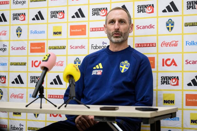 260930 Assistant coach Andreas Georgson of the Swedish men s national football team at a press event on September 30, 2026 in Stockholm. Photo: Jesper Zerman BILDBYRAN kod JZ JZ0763 fotboll football soccer fotball nations league uefa nations league pressträff event meeting sverige sweden sverige a bbeng Copyright: JESPERxZERMAN BB260930JZ064