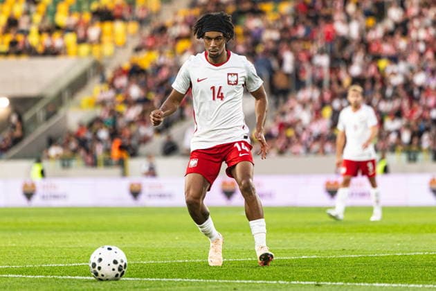 KATOWICE 30.09.2026 MECZ ELIMINACJE MLODZIEZOWYCH MISTRZOSTW EUROPY U21, U 21 GRUPA E: POLSKA - SZWECJA --- UEFA EUROPEAN UNDER-21 CHAMPIONSHIP 2027 QUALIFYING ROUND FOOTBALL GROUP E MATCH: POLAND - SWEDEN NZ MAXIMILIAN OYEDELE FOT. ZUZA TWARDOSZ 400mm.pl NEWSPIX.PL --- newspix.pl 