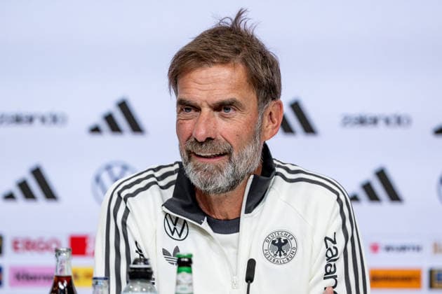 Juergen Klopp (Chef-Trainer Bundestrainer, Deutschland) Portrait Portraet GER, Deutschland vs. Serbien, Fussball, UEFA Nations League, Ligaphase Liga A, Abschluss-Pressekonferenz, Spielzeit 2026 2027, 30.09.2026 (DFL DFB REGULATIONS PROHIBIT ANY USE OF PHOTOGRAPHS as IMAGE SEQUENCES and or QUASI-VIDEO). Foto: HMB Media Heike Feiner Copyright: HMBxMedia HeikexFeiner