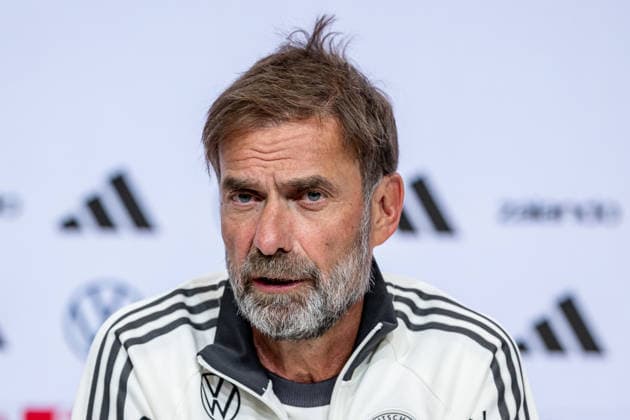 Juergen Klopp (Chef-Trainer Bundestrainer, Deutschland) Portrait Portraet GER, Deutschland vs. Serbien, Fussball, UEFA Nations League, Ligaphase Liga A, Abschluss-Pressekonferenz, Spielzeit 2026 2027, 30.09.2026 (DFL DFB REGULATIONS PROHIBIT ANY USE OF PHOTOGRAPHS as IMAGE SEQUENCES and or QUASI-VIDEO). Foto: HMB Media Heike Feiner Copyright: HMBxMedia HeikexFeiner