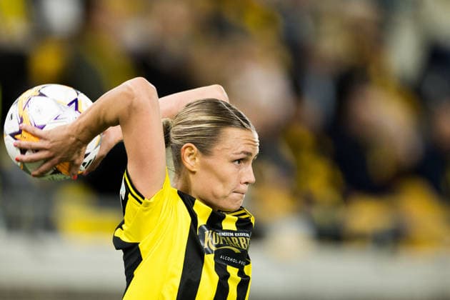 260930 Maja Bodin of Häcken during the Women s Champions League football match between Häcken and Juventus on September 30, 2026 in Göteborg. Photo: Michael Erichsen BILDBYRAN COP 89 MI1032 fotboll football soccer fotball uefa womens champions league häcken juventus dam bbeng fotboll football soccer fotball uefa womens champions league häcken juventus dam bbeng Copyright: MICHAELxERICHSEN BB260930MI043