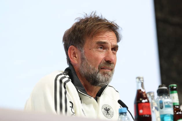 Juergen Klopp (Deutschland, Bundestrainer) bei der Pressekonferenz, GER, Deutschland Nationalmannschaft, Abschluss-Pressekonferenz, Fussball, UEFA Nations League, Saison 2026 2027, 30.09.2026, GER, Deutschland Nationalmannschaft, Abschluss-Pressekonferenz, Fussball, UEFA Nations League, Saison 2026 2027, 30.09.2026 Muenchen Copyright: xEibner-Pressefoto JennixMaulx EP_JML