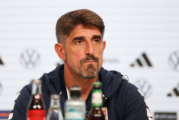 Veljko Paunovic (Serbien, Nationaltrainer) bei der Pressekonferenz, GER, Serbien Nationalmannschaft, Abschluss-Pressekonferenz, Fussball, UEFA Nations League, Saison 2026 2027, 30.09.2026, GER, Serbien Nationalmannschaft, Abschluss-Pressekonferenz, Fussball, UEFA Nations League, Saison 2026 2027, 30.09.2026 Muenchen Copyright: xEibner-Pressefoto JennixMaulx EP_JML