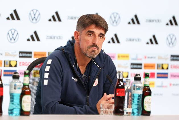 Veljko Paunovic (Serbien, Nationaltrainer) bei der Pressekonferenz, GER, Serbien Nationalmannschaft, Abschluss-Pressekonferenz, Fussball, UEFA Nations League, Saison 2026 2027, 30.09.2026, GER, Serbien Nationalmannschaft, Abschluss-Pressekonferenz, Fussball, UEFA Nations League, Saison 2026 2027, 30.09.2026 Muenchen Copyright: xEibner-Pressefoto JennixMaulx EP_JML