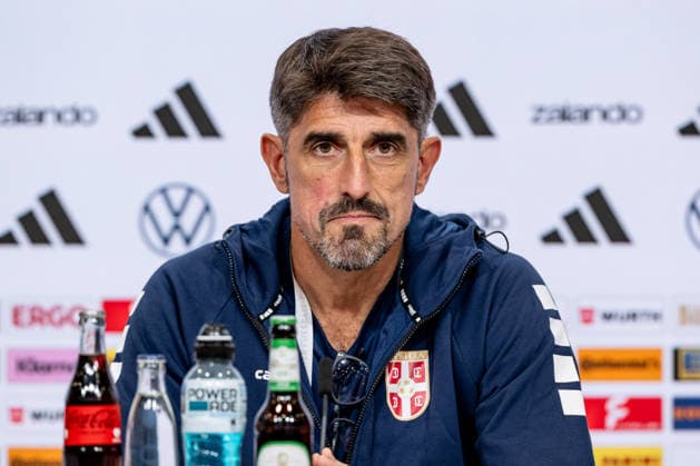 Veljko Paunovic (Chef-Trainer, Serbien) Portrait Portraet GER, Deutschland vs. Serbien, Fussball, UEFA Nations League, Ligaphase Liga A, Abschluss-Pressekonferenz, Spielzeit 2026 2027, 30.09.2026 (DFL DFB REGULATIONS PROHIBIT ANY USE OF PHOTOGRAPHS as IMAGE SEQUENCES and or QUASI-VIDEO). Foto: HMB Media Heike Feiner Copyright: HMBxMedia HeikexFeiner