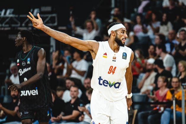 Armel Traore (ratiopharm ulm) gestures during the BKT EuroCup 2026 2027 match between ratiopharm ulm and Balkan Botevgrad at ratiopharm Arena on September 30, 2026 in Neu Ulm, Germany. (Photo by Harry Langer DeFodi Images) -