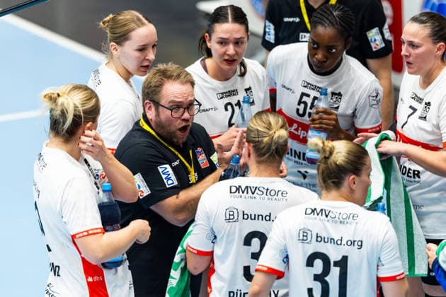 30.09.2026, GER, Handball, Frauen, Saison 2026 2027, DHB-Pokal 2.Runde-Achtelfinale, Thueringer HC - HSG Blomberg-Lippe Steffen Birkner (HSG Blomberg-Lippe) 99947 Bad Langensalza Salza Halle Sporthalle Mehrz Thüringen Deutschland