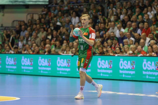 30.09.2026, xgox, Handball Opel HBL, SC Magdeburg - THW Kiel emspor, v.l. Gisli Thorgeir Kristjansson (Magdeburg, 10) Magdeburg