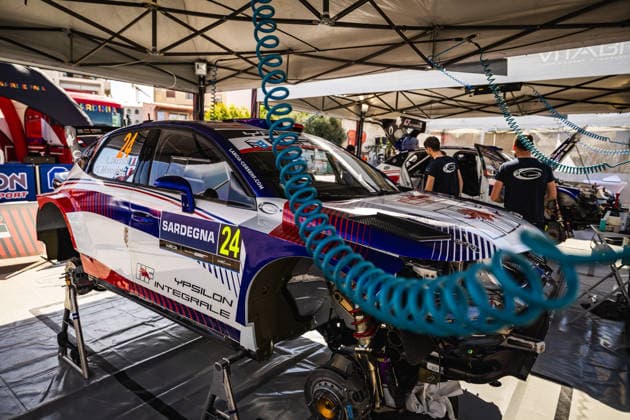 AUTO - WRC, Motorsport Rallye, WM - RALLY ITALIA SARDEGNA 2026 24 LÃ o ROSSEL, Guillaume MERCOIRET, LANCIA Ypsilon HF, ambiance during the 2026 Rally Italia Sardegna, 13th round of the 2026 WRC World Rally Car Championship, from October 1 to 4, 2026 at Alghero, Italy - AlgheroItaly  Copyright: xNikosxKatikisx