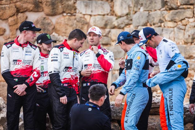 AUTO - WRC, Motorsport Rallye, WM - RALLY ITALIA SARDEGNA 2026 OGIER SÃ bastien, LANDAIS Vincent, TOYOTA GR Yaris Rally1, portrait during the 2026 Rally Italia Sardegna, 13th round of the 2026 WRC World Rally Car Championship, from October 1 to 4, 2026 at Alghero, Italy - AlgheroItaly  Copyright: xNikosxKatikisx