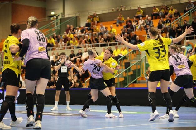 GER, BVB Borussia Dortmund Handball vs. SV Union Halle-Neustadt, Handball, DHB-Pokal Frauen, Spielzeit 2026 2027, 30.09.2026,Merel Freriks (BVB Borussia Dortmund Handball) GER, BVB Borussia Dortmund Handball vs. SV Union Halle-Neustadt, Handball, DHB-Pokal Frauen, Spielzeit 2026 2027, 30.09.2026 Dortmund Copyright: xEibner-Pressefoto JavadxMohammadpourx EP_JMR