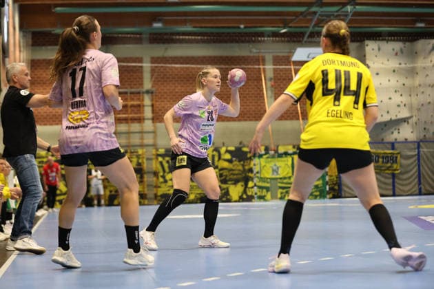 GER, BVB Borussia Dortmund Handball vs. SV Union Halle-Neustadt, Handball, DHB-Pokal Frauen, Spielzeit 2026 2027, 30.09.2026,Marie Polakova (SV Union Halle-Neustadt) GER, BVB Borussia Dortmund Handball vs. SV Union Halle-Neustadt, Handball, DHB-Pokal Frauen, Spielzeit 2026 2027, 30.09.2026 Dortmund Copyright: xEibner-Pressefoto JavadxMohammadpourx EP_JMR