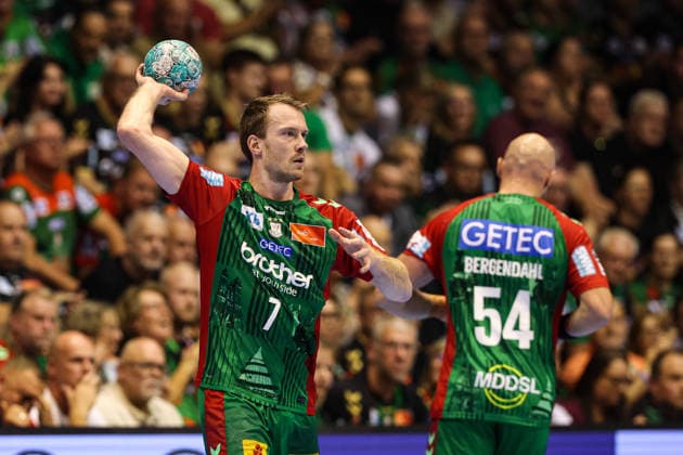 Felix Claar (SC Magdeburg,7) - Handball Bundesliga Saison 2026-2027 SC Magdeburg vs. THW Kiel in der GETEC Arena in Magdeburg - Aktion,Handball,Deutschland,30.09.2026